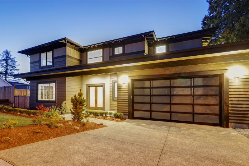 Modern Home at Night